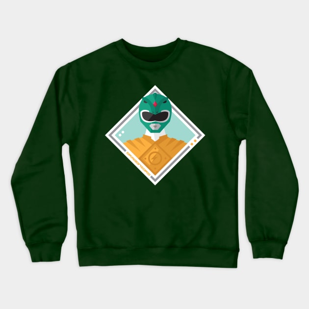 Green Dragon Ranger Crewneck Sweatshirt by nei1b